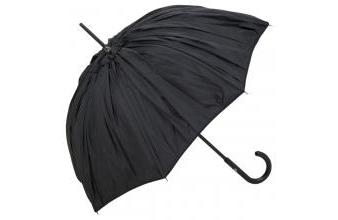 Jean Paul Gaultier womens umbrella with a double pleated fabric in plissé look