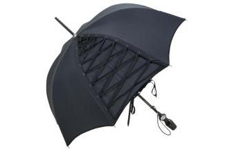 Jean Paul Gaultier womens umbrella with refined corsage lacing