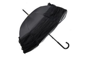 Chantal Thomass womens umbrella with large tulle loop